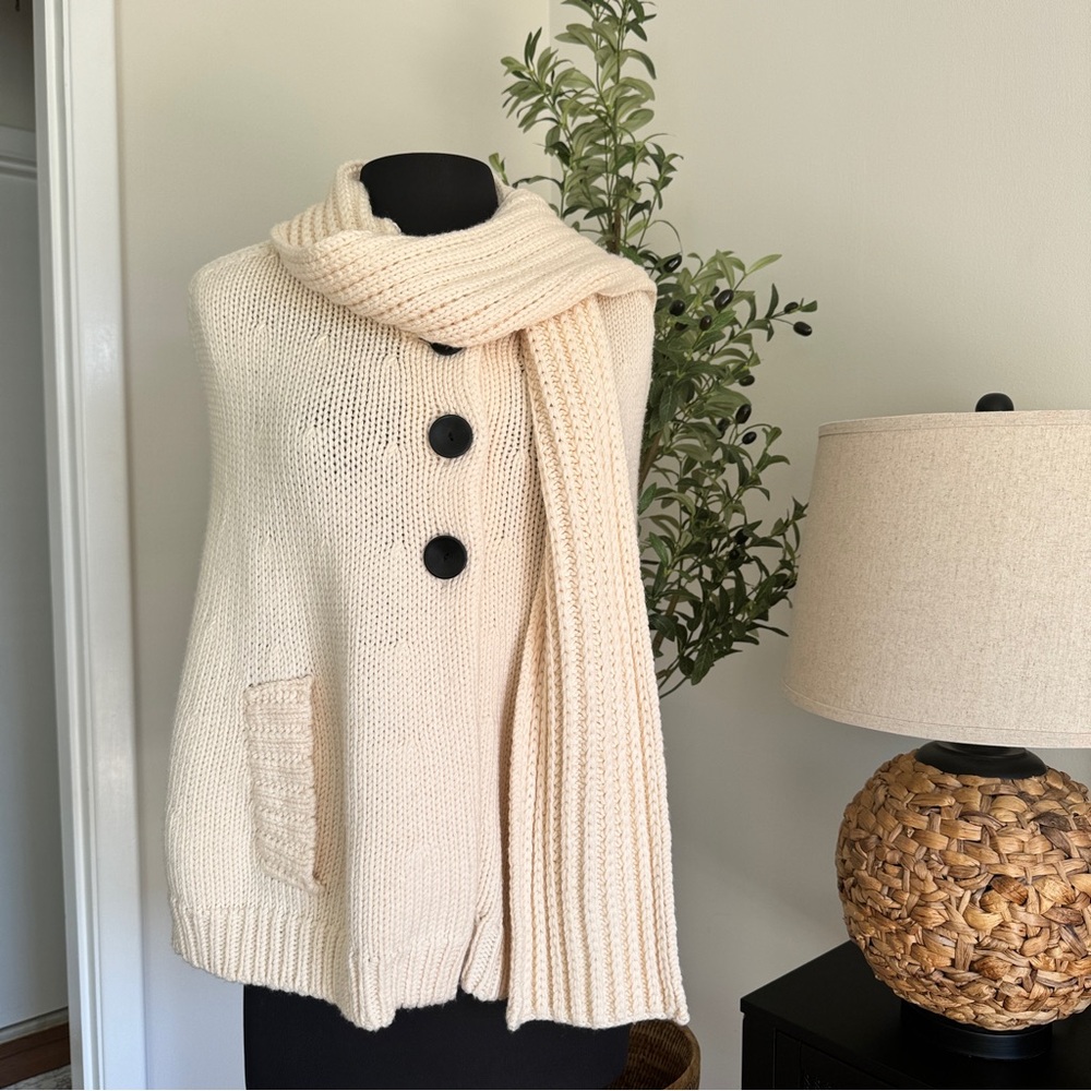 Banana Republic Merino Wool Poncho Cape